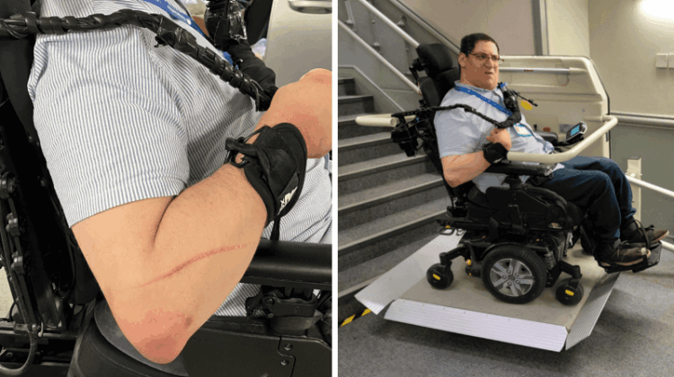 Access failures at Tory conference leave wheelchair-user suspended in mid-air for more than an hour
