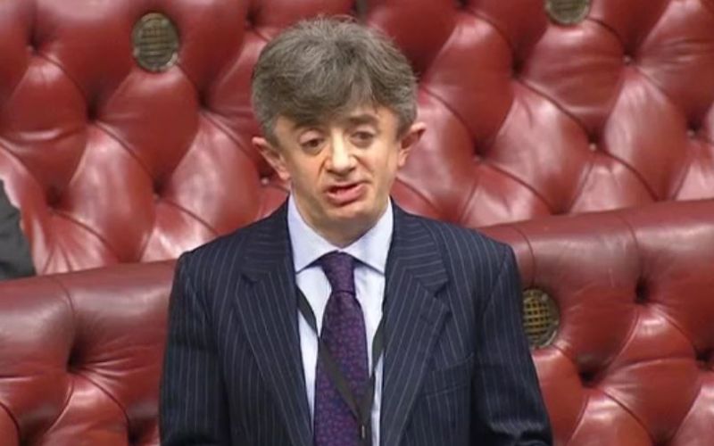 Lord Shinkwin speaking in the House of Lords
