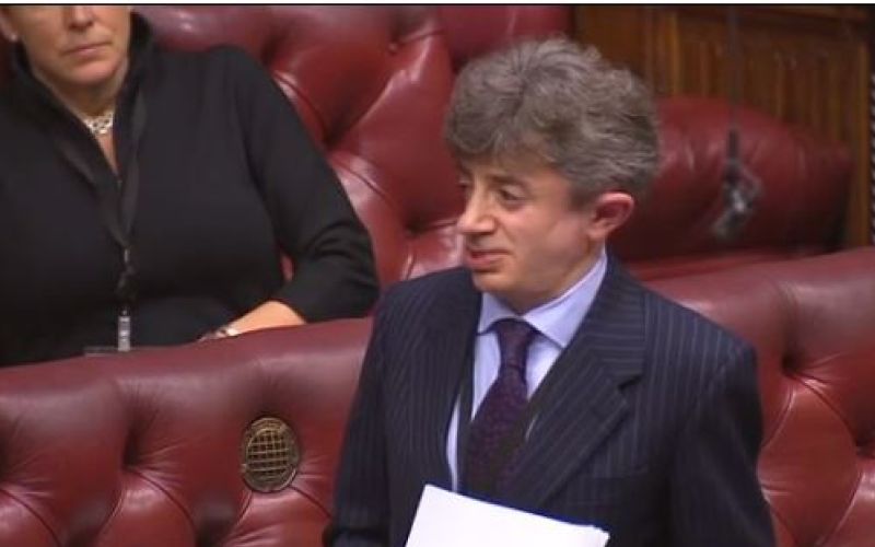Lord Shinkwin speaking in the House of Lords