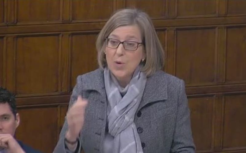 Sarah Newton speaking in Westminster Hall