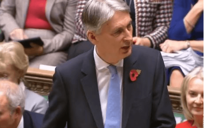 Philip Hammond in the House of Commons