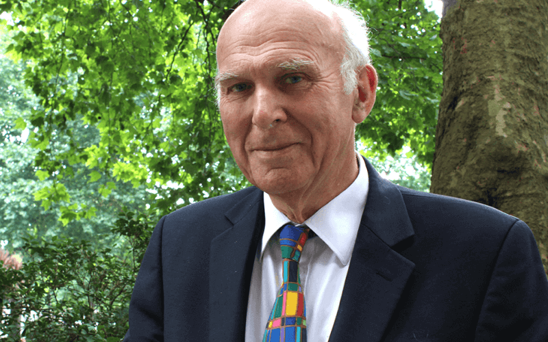 Vince Cable head and shoulders