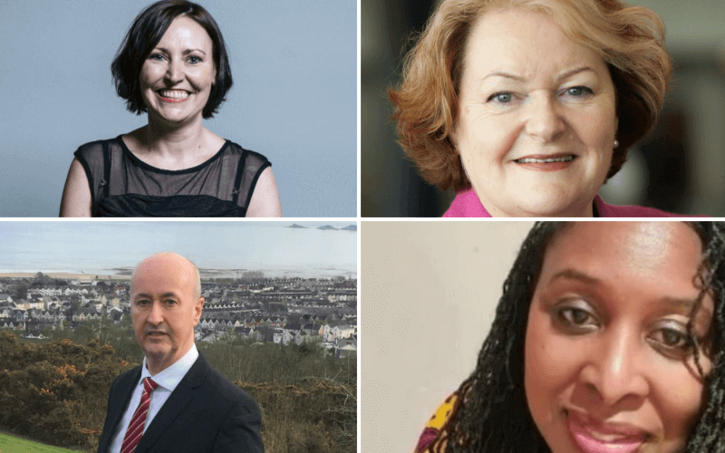 Head and shoulders of Vicky Foxcroft, Dawn Butler, Philippa Whitford and Geraint Davies