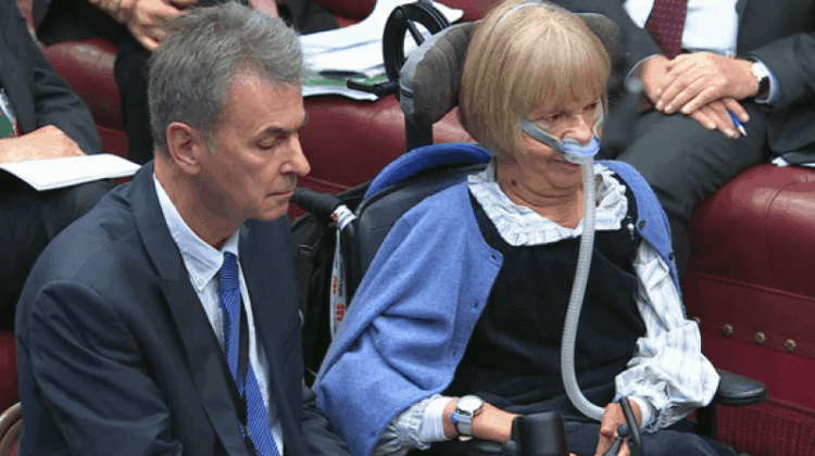 Disabled peer uses AI tech to recreate the voice she used to have, as she delivers speech to House of Lords